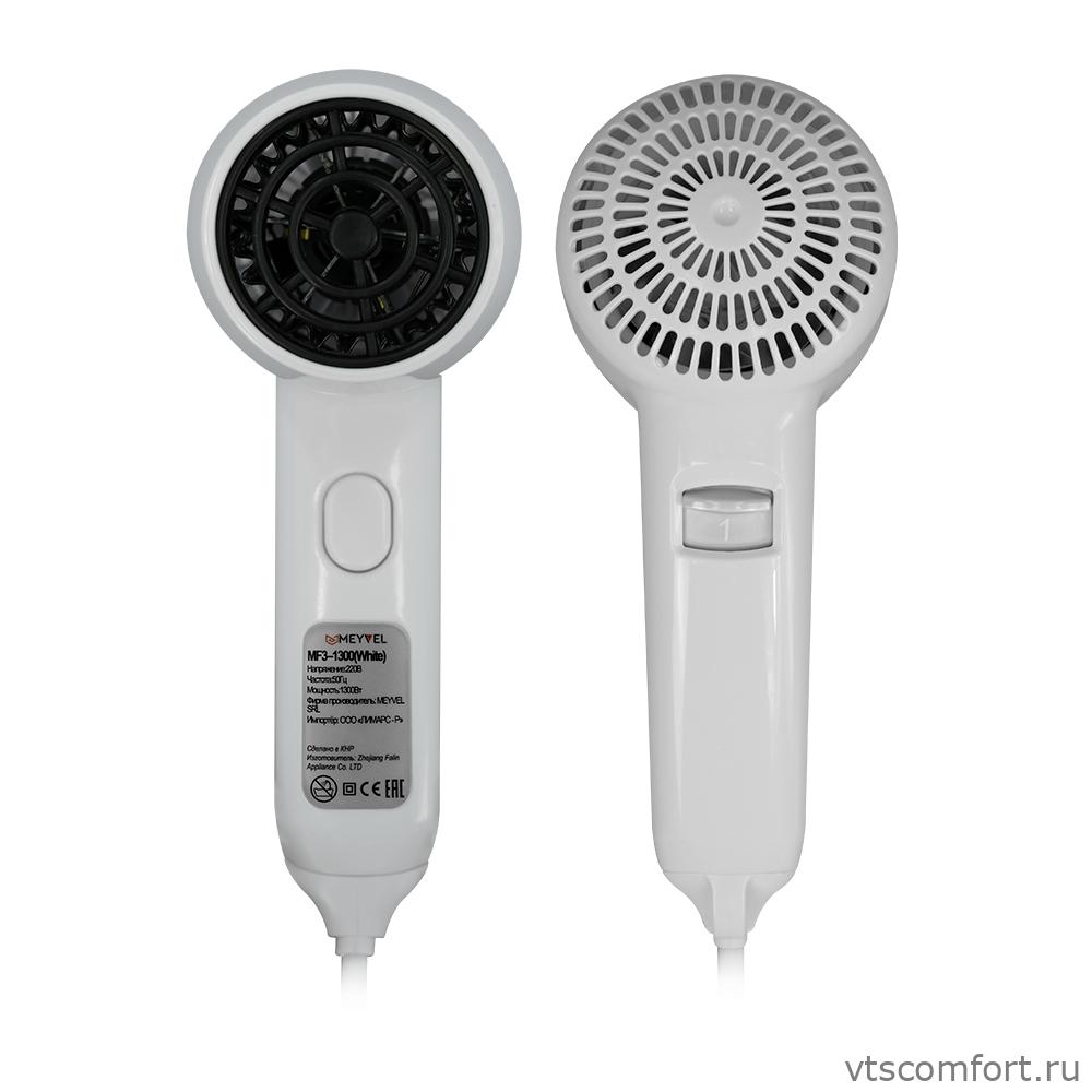 Фото Meyvel MF3-1300 фен для волос 1300Вт белый настенный Изображение Meyvel MF3-1300 фен для волос 1300Вт белый настенный