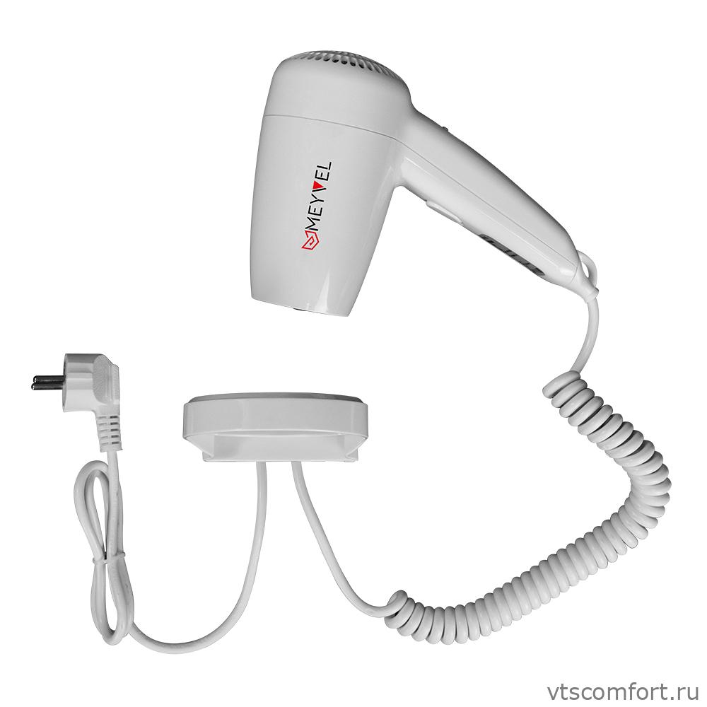 Фото Meyvel MF3-1300 фен для волос 1300Вт белый настенный Изображение Meyvel MF3-1300 фен для волос 1300Вт белый настенный