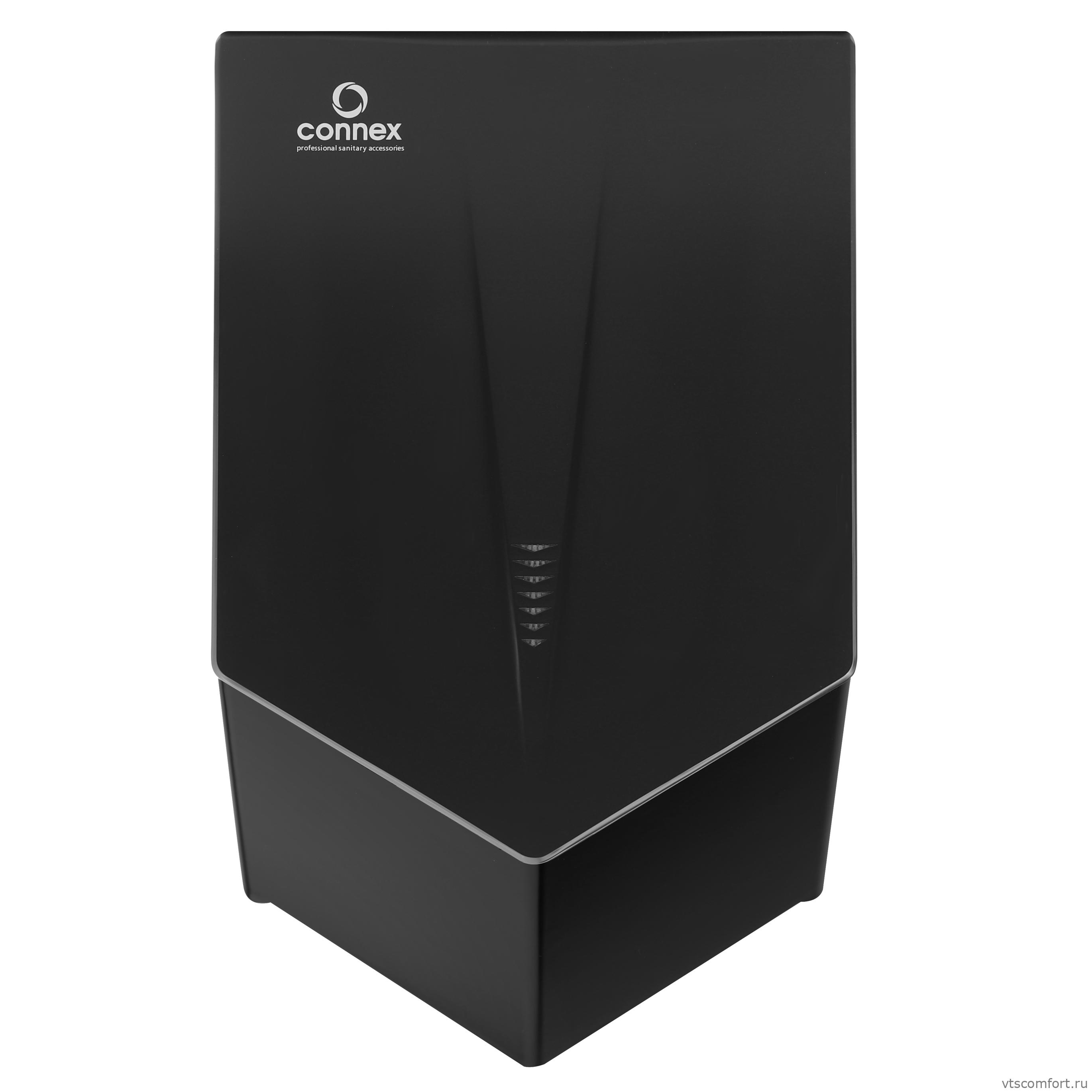 Фото Скоростная сушилка для рук черная Connex HD-150 V AIR TURBO Black Изображение Скоростная сушилка для рук черная Connex HD-150 V AIR TURBO Black