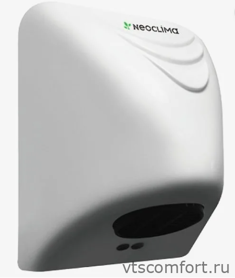 Фото Сушилка для рук Neoclima NHD-850 850Вт белый пластик Изображение Сушилка для рук Neoclima NHD-850 850Вт белый пластик