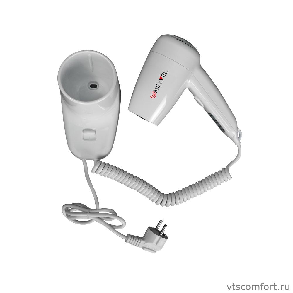 Фото Meyvel MF2-1300 фен для волос 1300Вт белый настенный Изображение Meyvel MF2-1300 фен для волос 1300Вт белый настенный