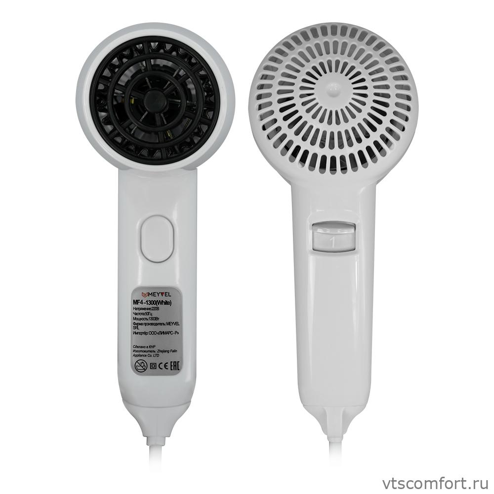 Фото Meyvel MF4-1300 фен для волос 1300Вт белый настенный Изображение Meyvel MF4-1300 фен для волос 1300Вт белый настенный