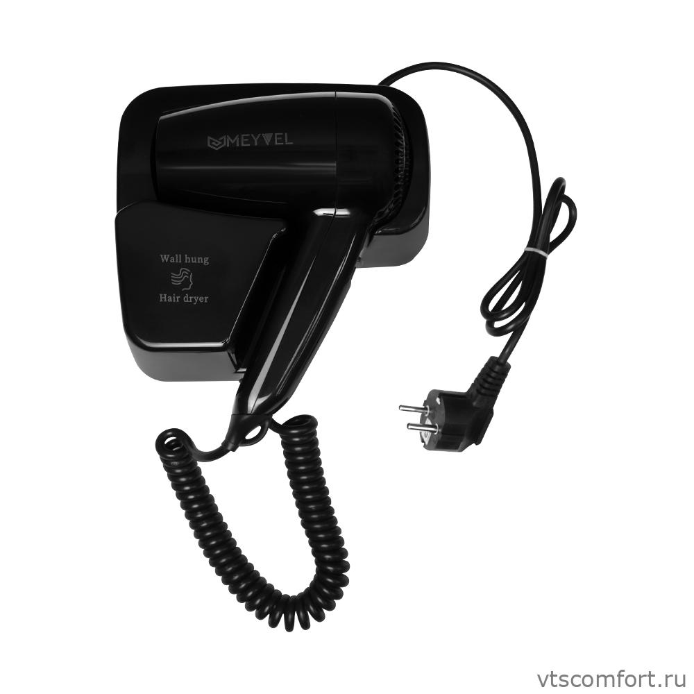 Фото Meyvel MF4-1300 фен для волос 1300Вт черный настенный Изображение Meyvel MF4-1300 фен для волос 1300Вт черный настенный