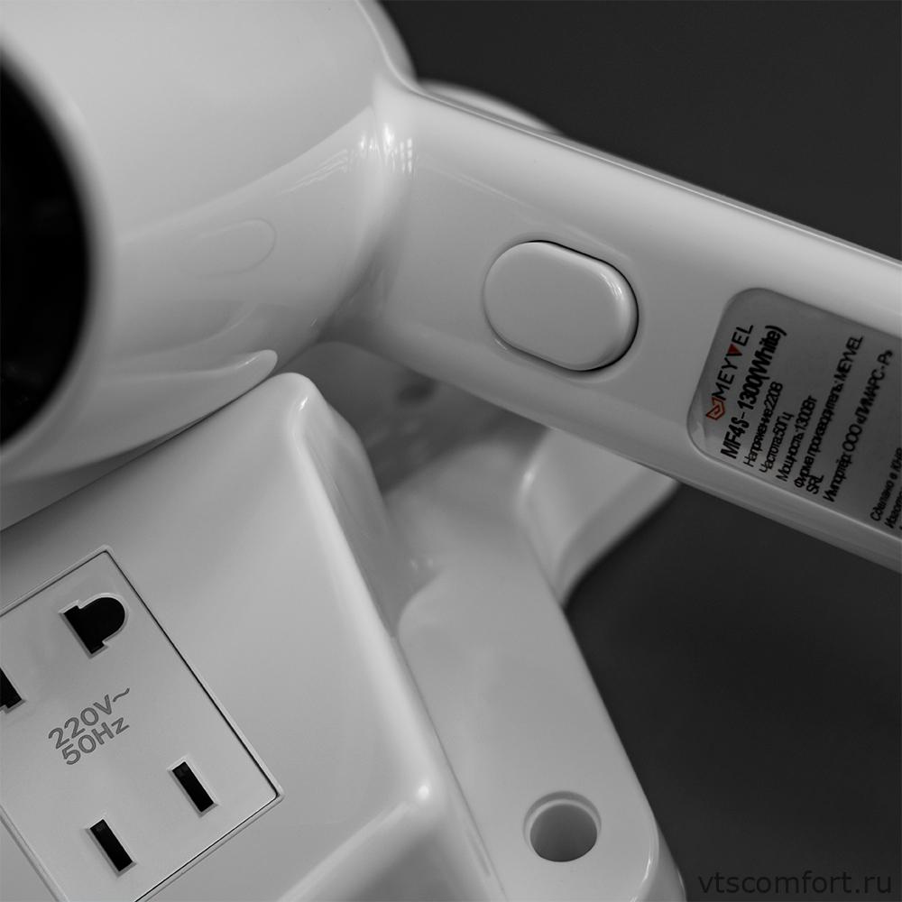 Фото Meyvel MF4S-1300 фен для волос 1300Вт белый настенный Изображение Meyvel MF4S-1300 фен для волос 1300Вт белый настенный