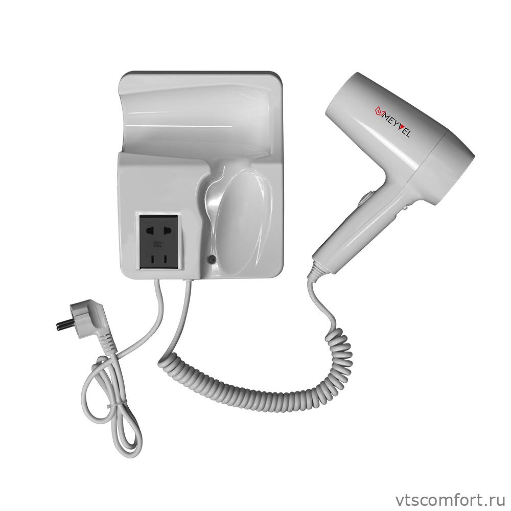 Фото Meyvel MF5S-1600 фен для волос 1600Вт белый настенный Изображение Meyvel MF5S-1600 фен для волос 1600Вт белый настенный