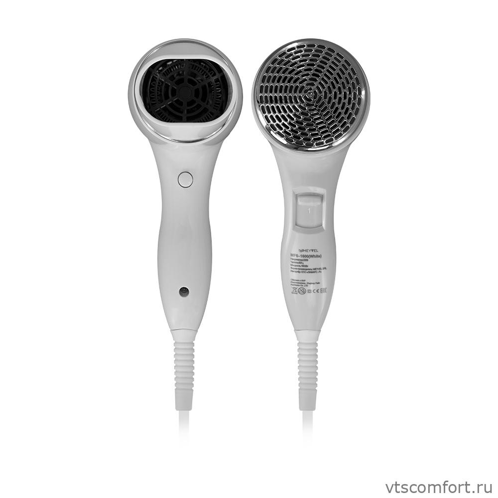 Фото Meyvel MF6-1600 фен для волос 1600Вт белый настенный Изображение Meyvel MF6-1600 фен для волос 1600Вт белый настенный