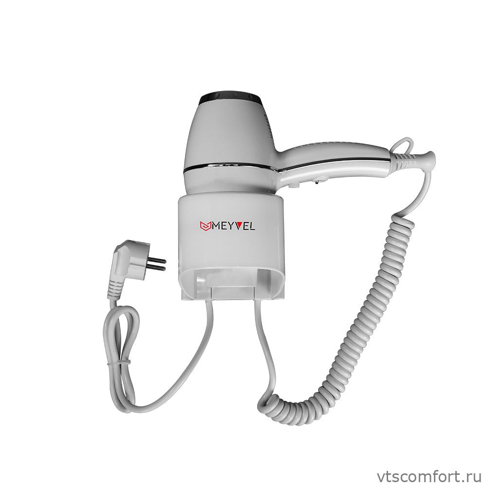Фото Meyvel MF7-1800 фен для волос 1800Вт белый настенный Изображение Meyvel MF7-1800 фен для волос 1800Вт белый настенный