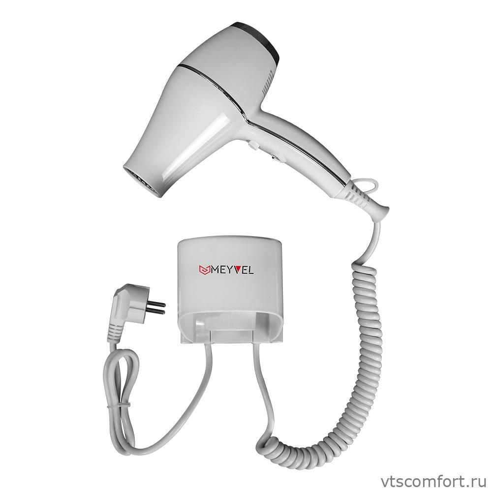 Фото Meyvel MF7-1800 фен для волос 1800Вт белый настенный Изображение Meyvel MF7-1800 фен для волос 1800Вт белый настенный