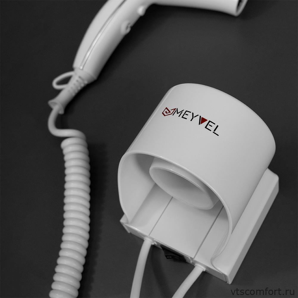 Фото Meyvel MF7-1800 фен для волос 1800Вт белый настенный Изображение Meyvel MF7-1800 фен для волос 1800Вт белый настенный