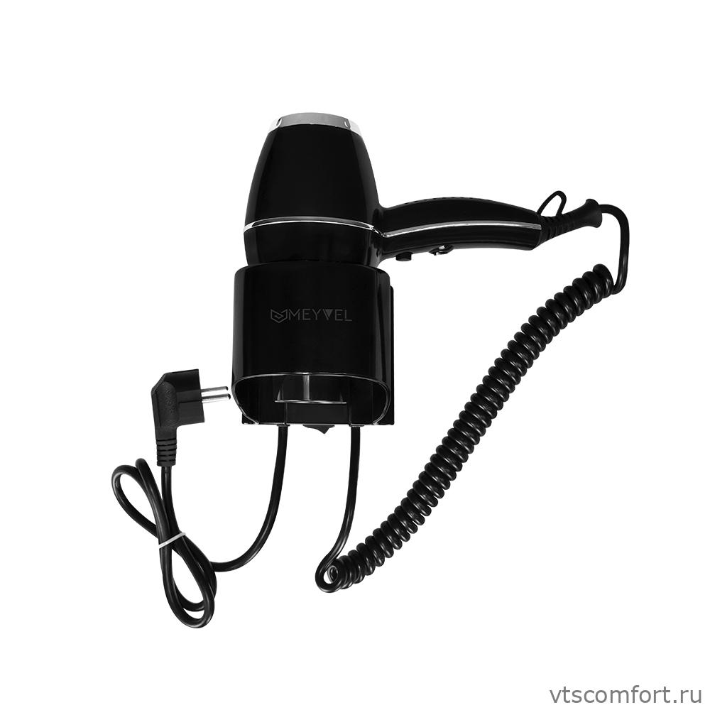 Фото Meyvel MF7-1800 фен для волос 1800Вт черный настенный Изображение Meyvel MF7-1800 фен для волос 1800Вт черный настенный