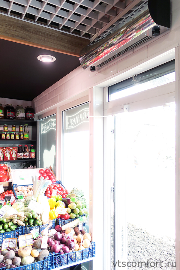 Фото Тепловая завеса Тепломаш КЭВ-4П1153E хром 4кВт 220В длина 80 см Изображение Тепловая завеса Тепломаш КЭВ-4П1153E хром 4кВт 220В длина 80 см