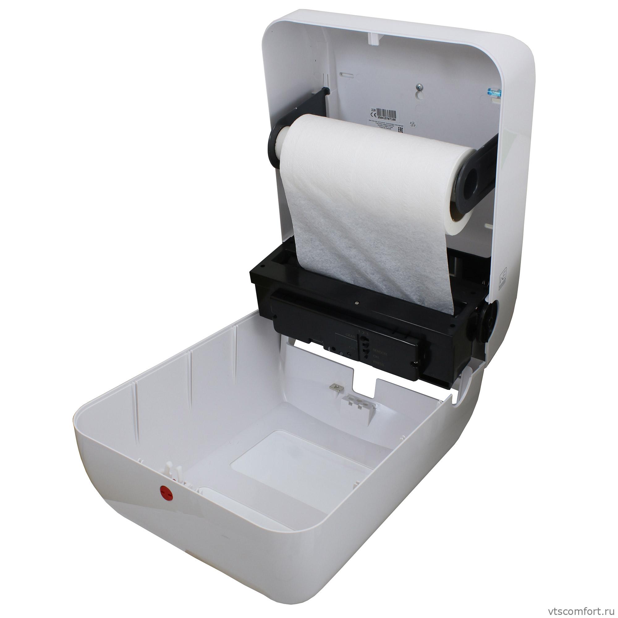 Фото Автоматический диспенсер рулонных полотенец Ksitex ARP-212W Изображение Автоматический диспенсер рулонных полотенец Ksitex ARP-212W