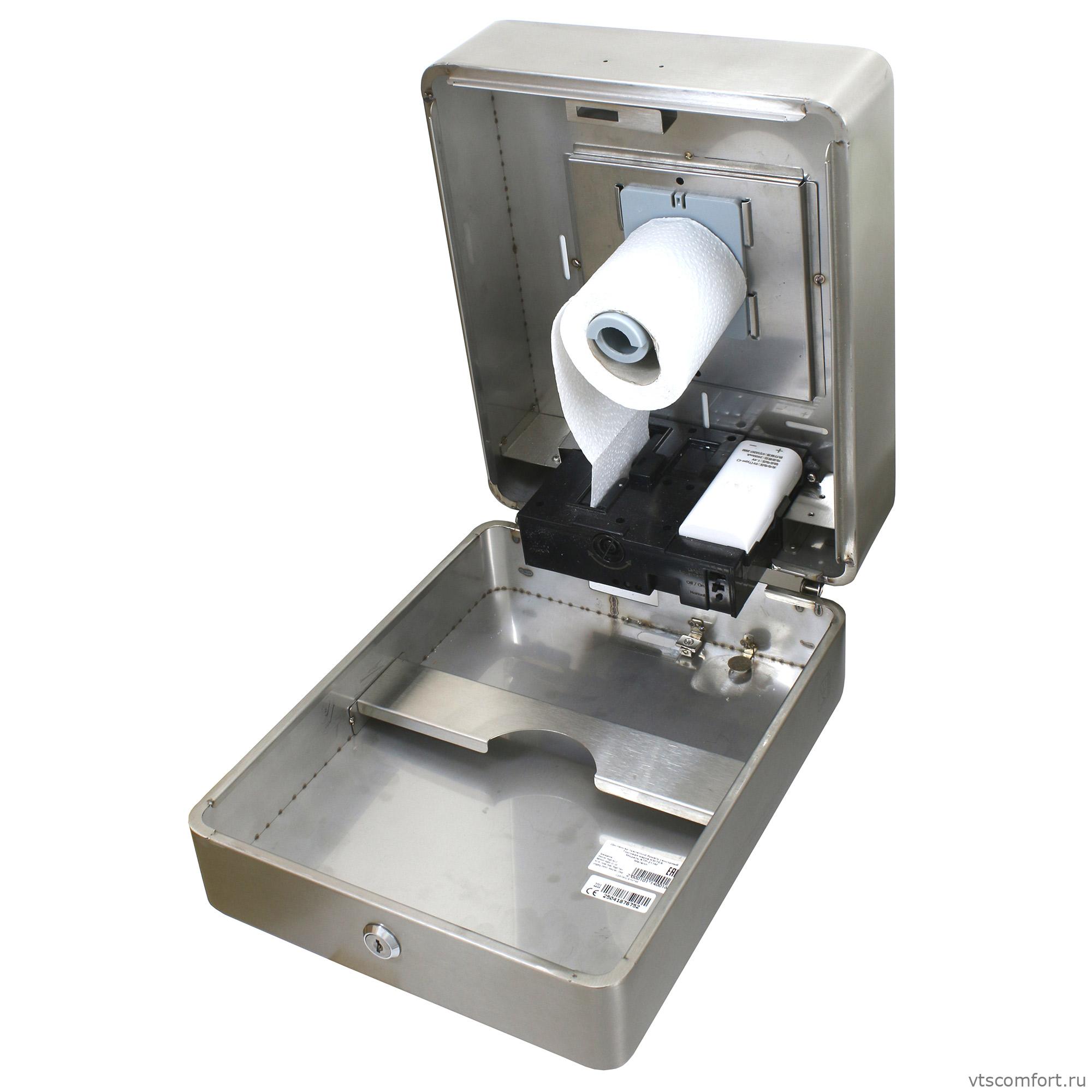 Фото Автоматический диспенсер туалетной бумаги больших рулонов Ksitex ATP-211M Изображение Автоматический диспенсер туалетной бумаги больших рулонов Ksitex ATP-211M