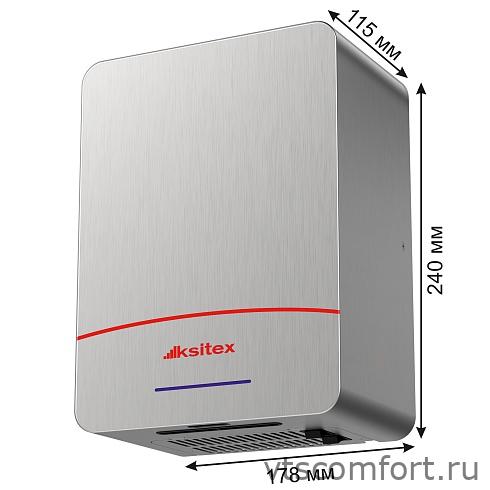 Фото Высокоскоростная сушилка для рук Ksitex M-1100AC JET матовая нержавейка Изображение Высокоскоростная сушилка для рук Ksitex M-1100AC JET матовая нержавейка