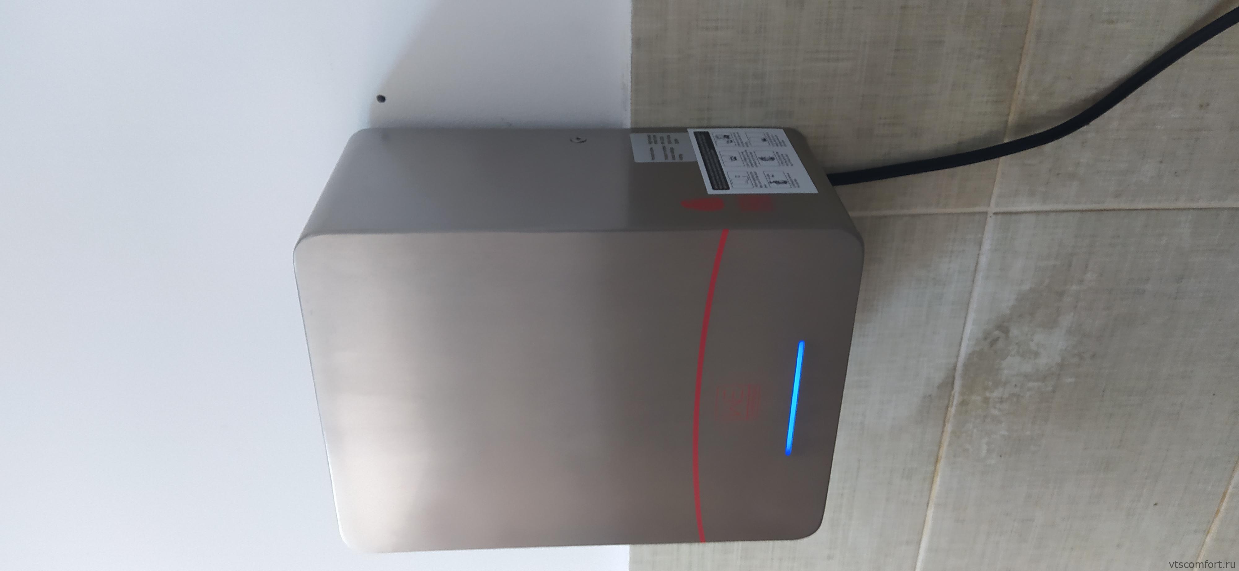 Фото Высокоскоростная сушилка для рук Ksitex M-1100AC JET матовая нержавейка Изображение Высокоскоростная сушилка для рук Ksitex M-1100AC JET матовая нержавейка