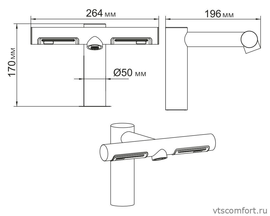 Фото Высокоскоростная сушилка для рук + смеситель Ksitex M-2022C матовая нержавейка Изображение Высокоскоростная сушилка для рук + смеситель Ksitex M-2022C матовая нержавейка
