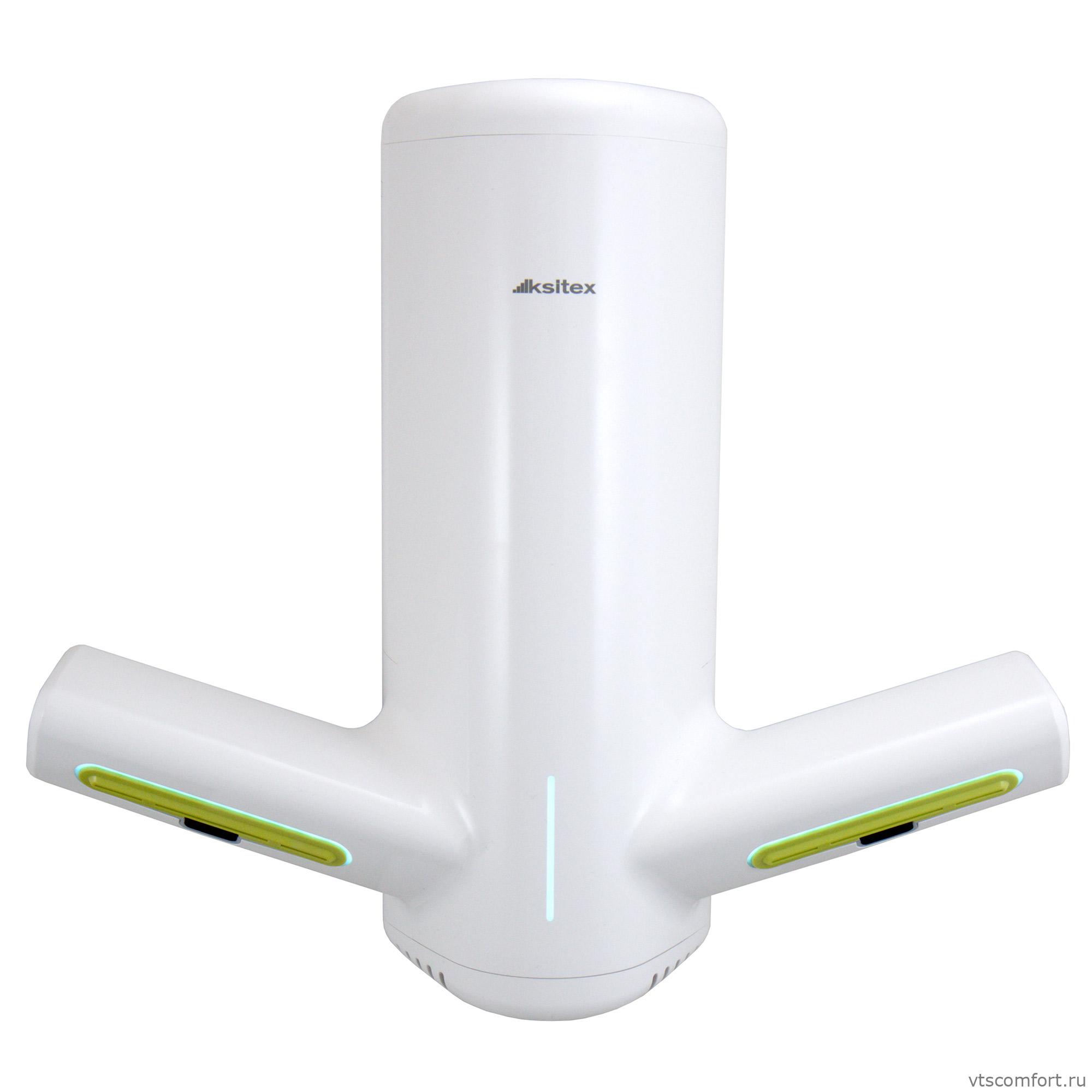 Фото Высокоскоростная сушилка для рук Ksitex M-2025W белая 1300Вт Изображение Высокоскоростная сушилка для рук Ksitex M-2025W белая 1300Вт