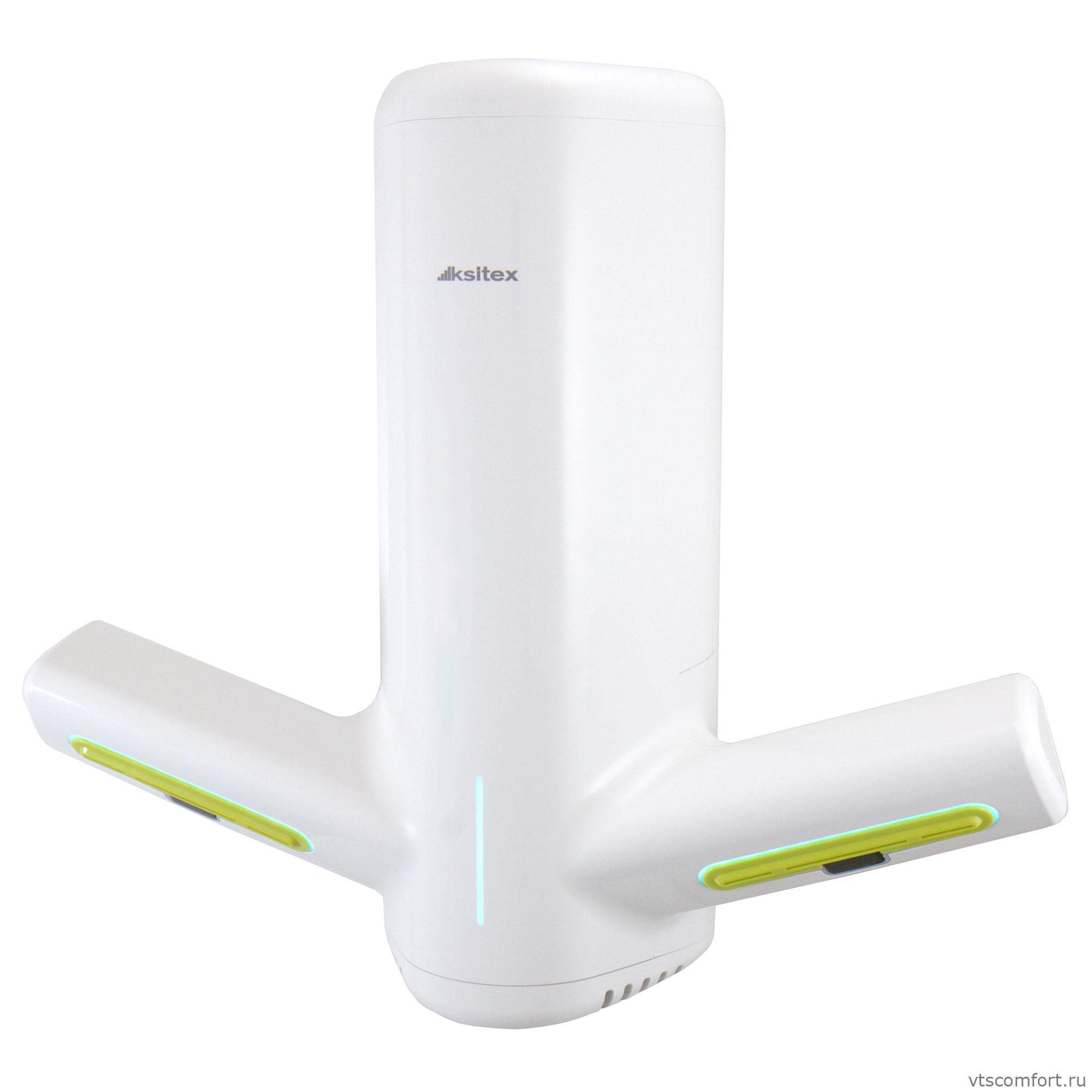 Фото Высокоскоростная сушилка для рук Ksitex M-2025W белая 1300Вт Изображение Высокоскоростная сушилка для рук Ksitex M-2025W белая 1300Вт