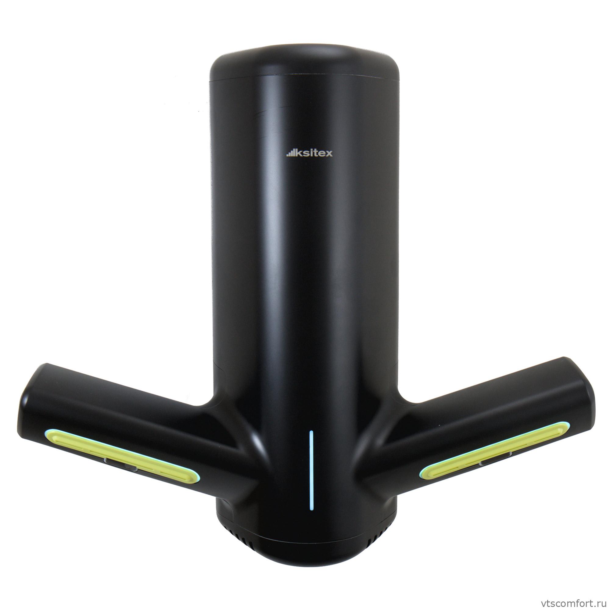 Фото Высокоскоростная сушилка для рук Ksitex M-2025B черная 1300Вт Изображение Высокоскоростная сушилка для рук Ksitex M-2025B черная 1300Вт