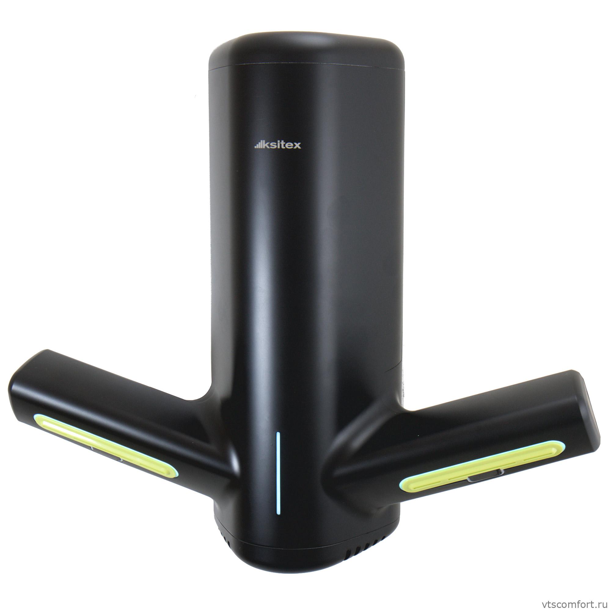 Фото Высокоскоростная сушилка для рук Ksitex M-2025B черная 1300Вт Изображение Высокоскоростная сушилка для рук Ksitex M-2025B черная 1300Вт