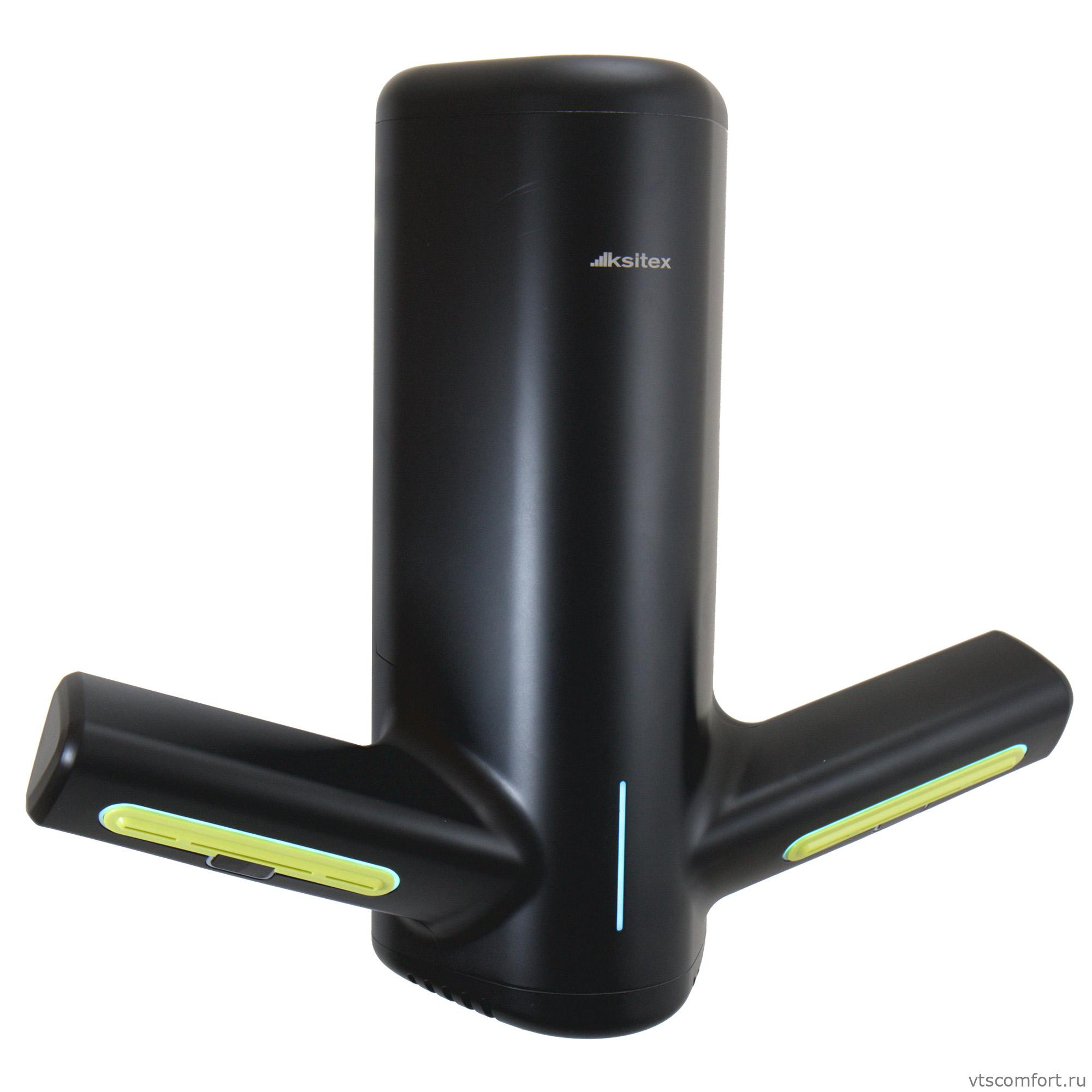 Фото Высокоскоростная сушилка для рук Ksitex M-2025B черная 1300Вт Изображение Высокоскоростная сушилка для рук Ksitex M-2025B черная 1300Вт