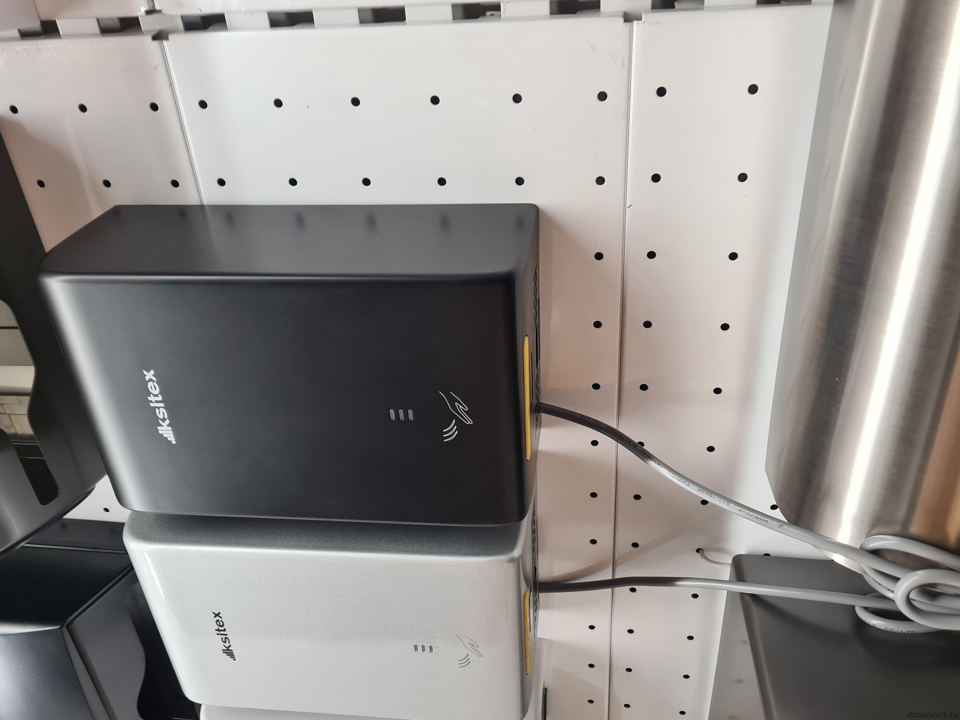 Фото Высокоскоростная сушилка для рук Ksitex M-800B черная Turbo 800Вт Изображение Высокоскоростная сушилка для рук Ksitex M-800B черная Turbo 800Вт