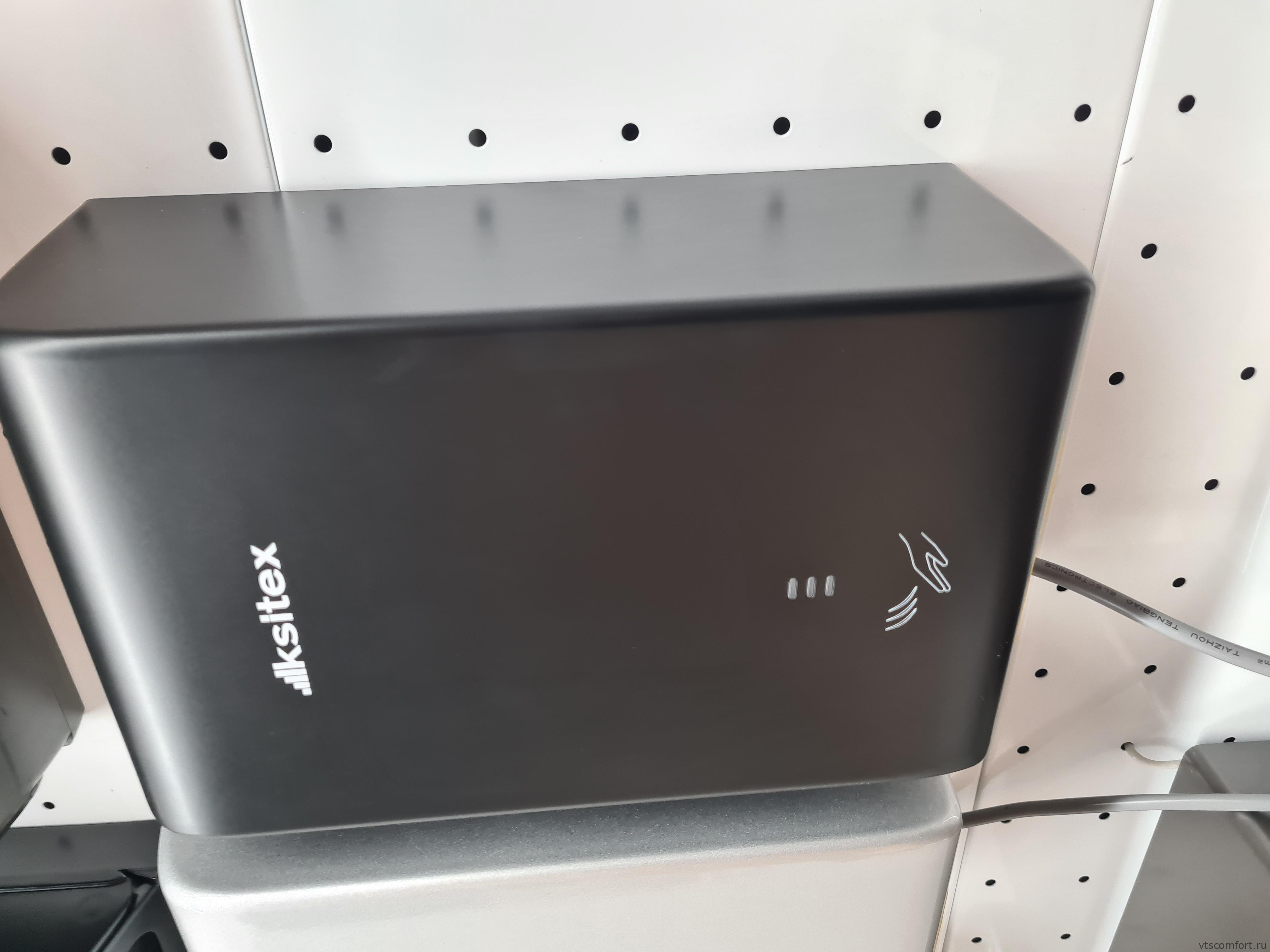 Фото Высокоскоростная сушилка для рук Ksitex M-800B черная Turbo 800Вт Изображение Высокоскоростная сушилка для рук Ksitex M-800B черная Turbo 800Вт