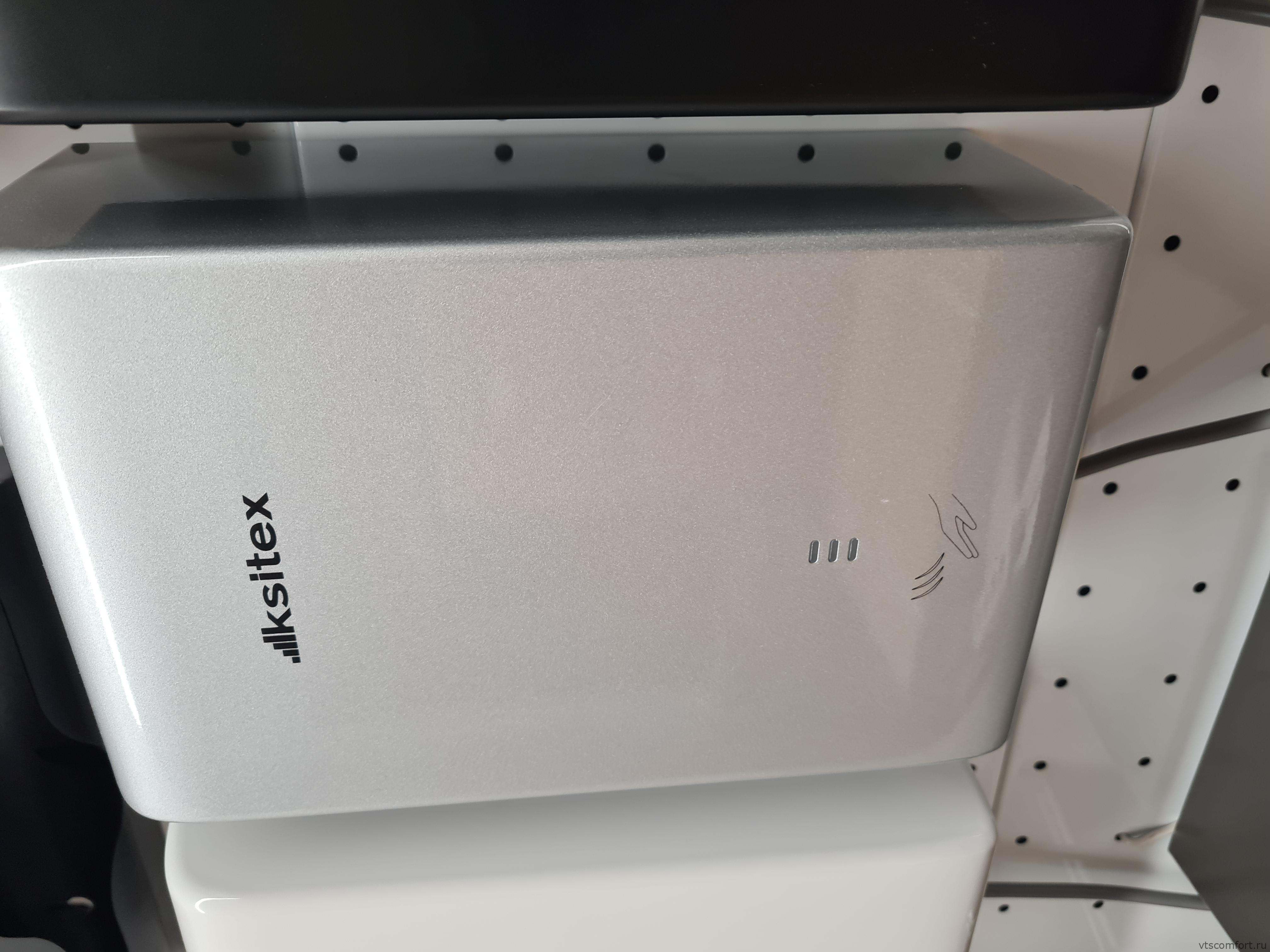 Фото Высокоскоростная сушилка для рук Ksitex M-800C матовый хром Turbo 800Вт Изображение Высокоскоростная сушилка для рук Ksitex M-800C матовый хром Turbo 800Вт